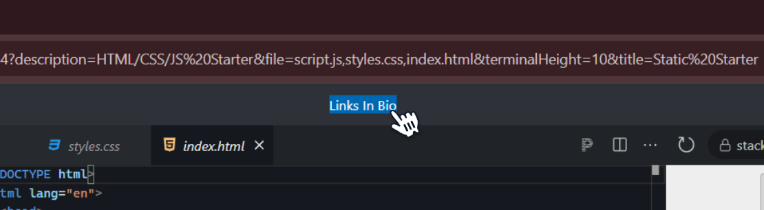 Renaming the project to Links in Bio