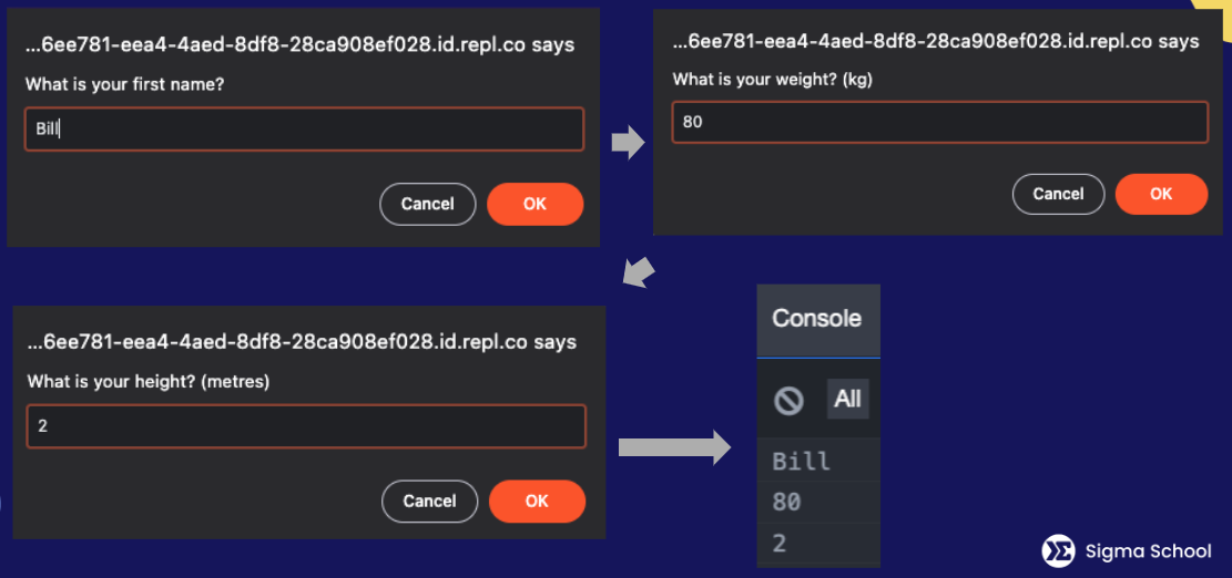 Prompt challenge expected output