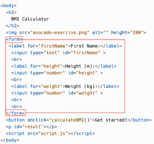 Form tag guide